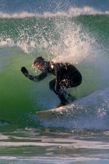 Surfing in Tofino