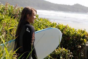 Surfing Tofino BC