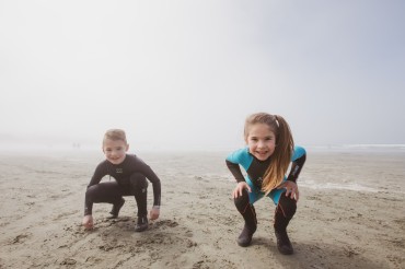 No sunshine. No problem. These little guys know what Fogust is all about.