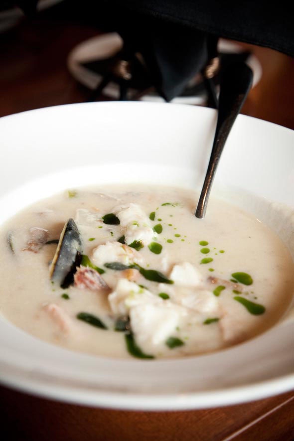 Tofino clam chowder