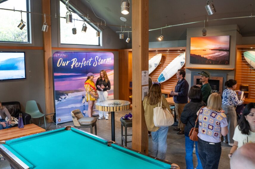 Carley Fortune meeting readers during a book event at the Surf Club at Long Beach Lodge Resort in Tofino.
