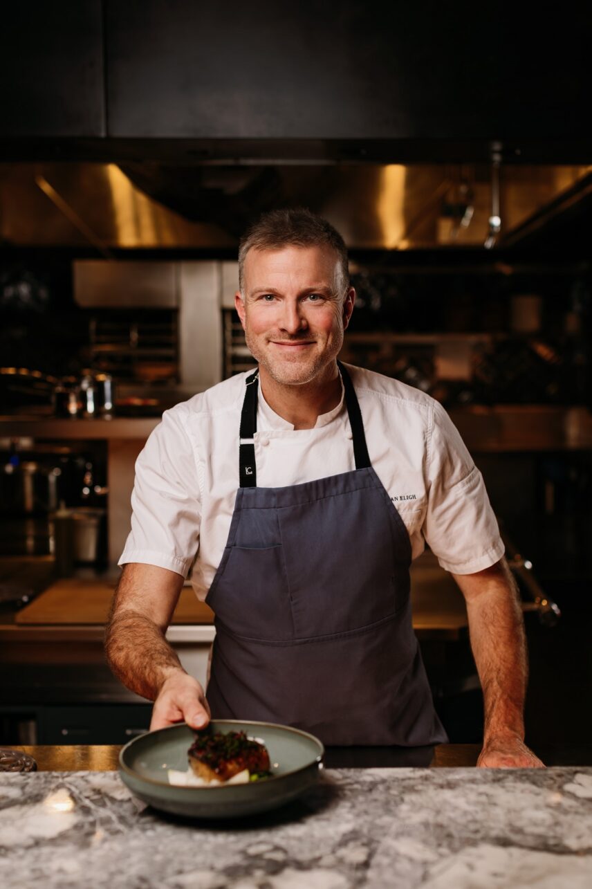 Chef Kristian Eligh of Marilena Cafe&Raw bar