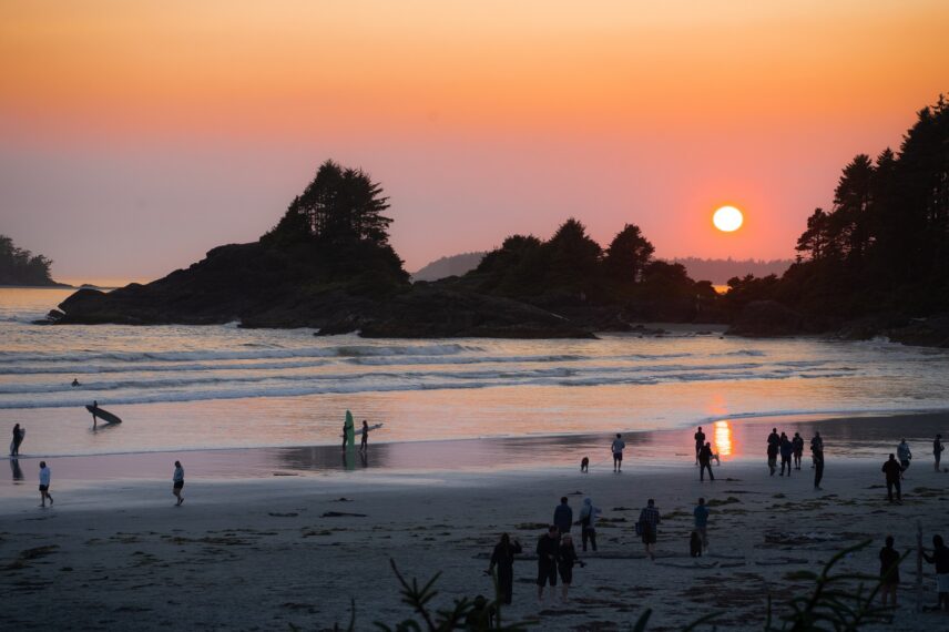 Sunset on Cox Bay Tofino